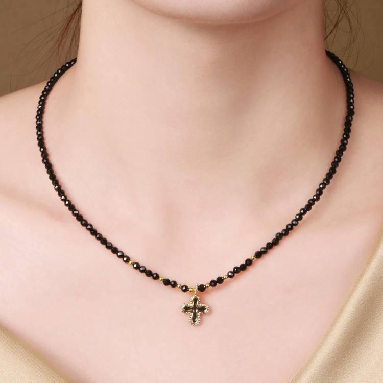 "Dark Night Star Core" Black Spinel Necklace: Wear the Cosmic Force and forge eternal power