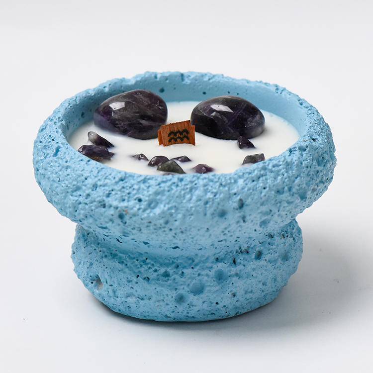 Celestial Aura: Zodiac Crystal Infused Aroma Candle