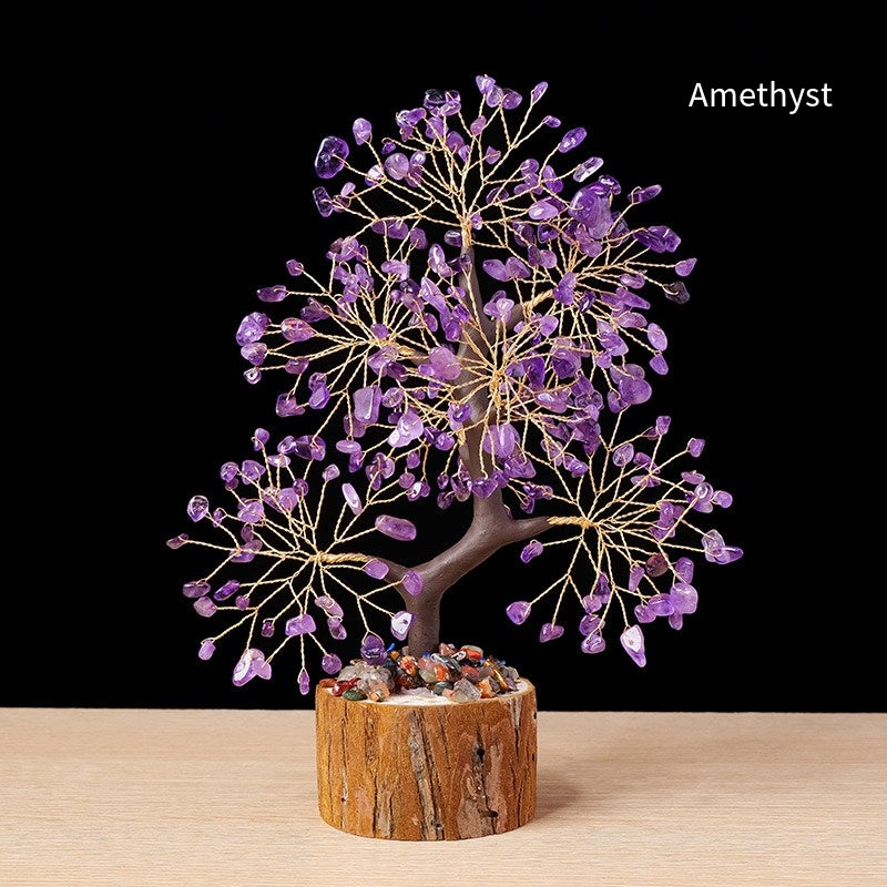 Seven-color Crystal Life Tree: The Seven Stars Flow, balancing the tree of life