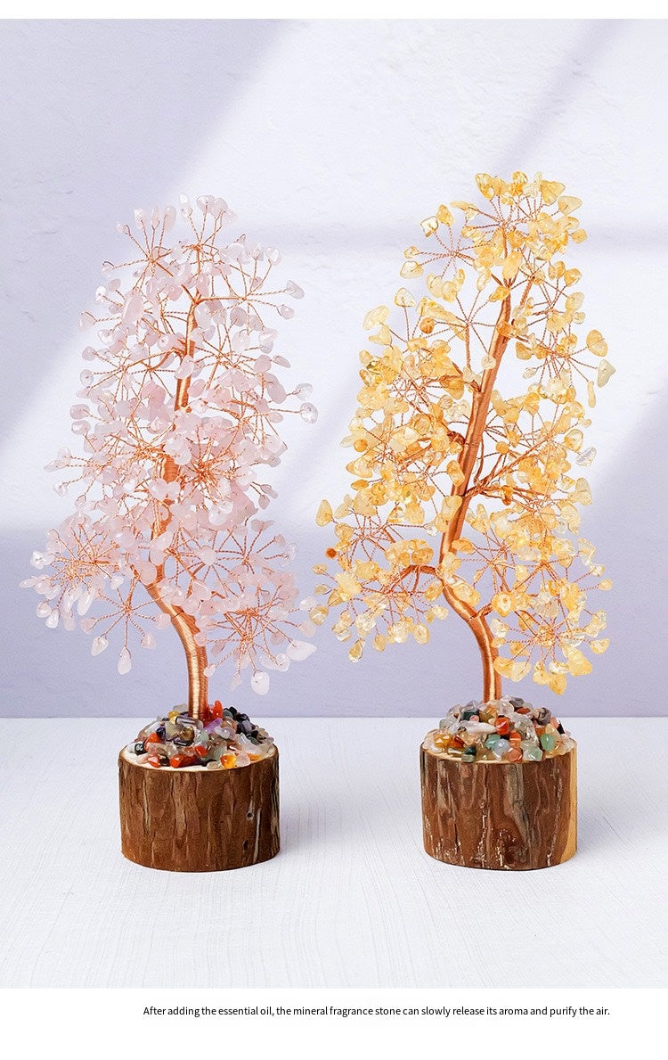 Seven-color Crystal Life Tree: The Seven Stars Flow, balancing the tree of life