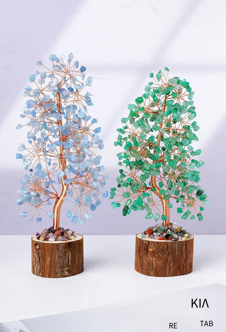 Seven-color Crystal Life Tree: The Seven Stars Flow, balancing the tree of life