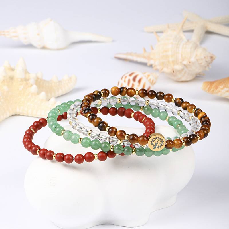 🚀 From "desperate" to "abundant" : Tiger's eye · White crystal · Green Dongling · red jade The Four-Stone Energy closed loop unlocks the ultimate equation for "sustainable success"!