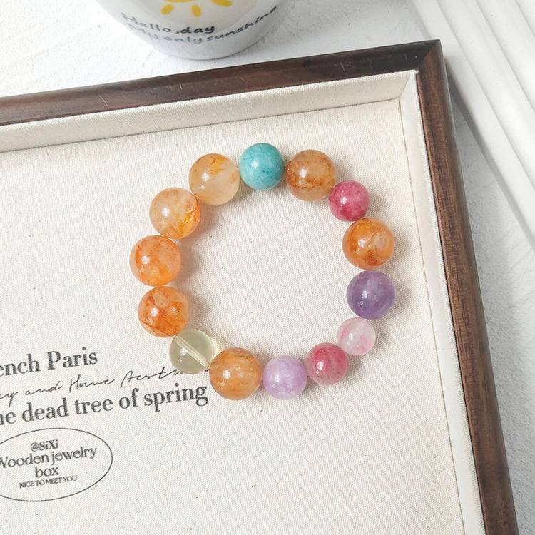 ๐๏ธ unlock your "portable energy treasure box"! Five Treasures Stone Bracelet, five keys to unlock the doors of wealth, connections, love, peace and good fortune!