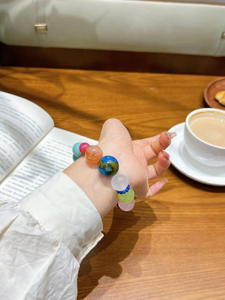 Earth Multi-Treasure Crystal Bracelet: Stardust on Your Wrist
