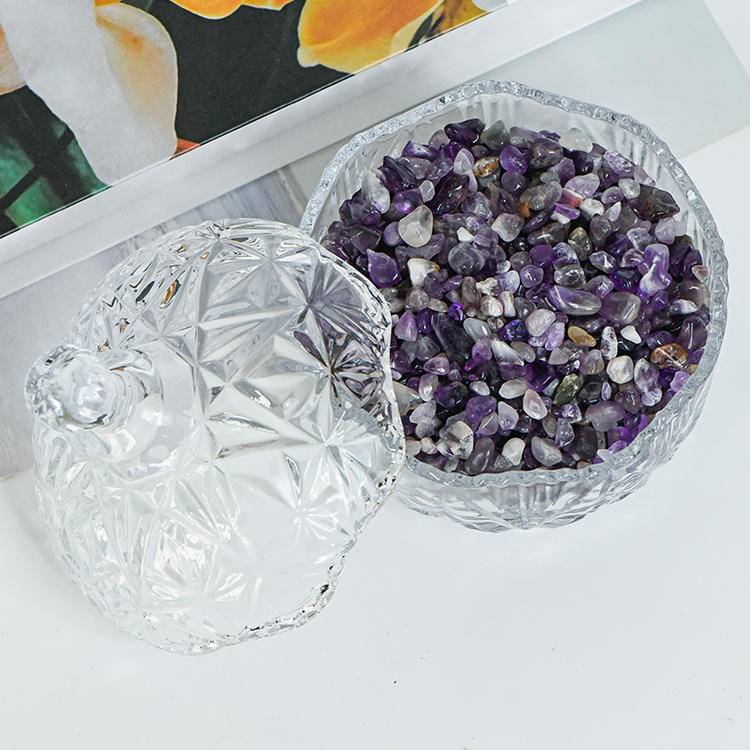 Natural crystal demagnetization bowl purification set