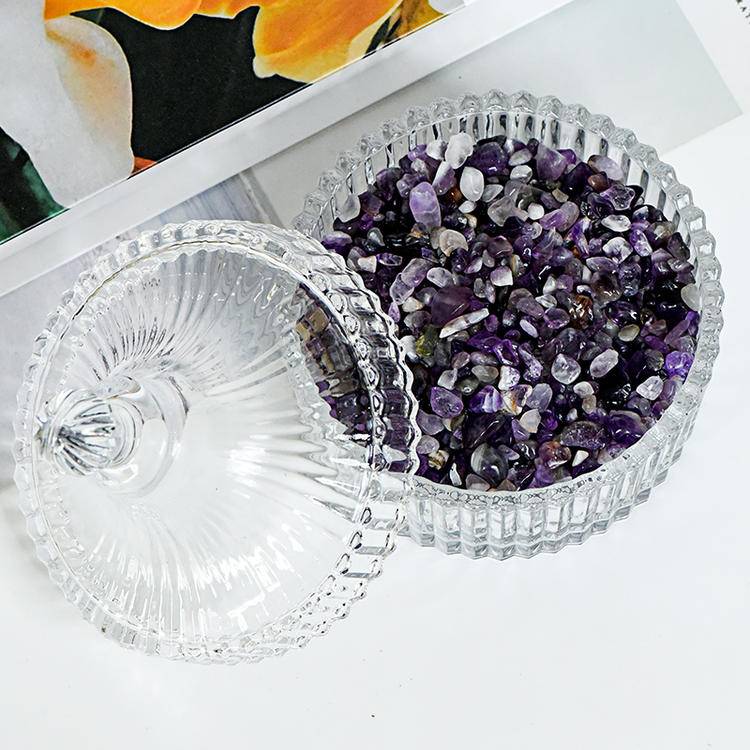 Natural crystal demagnetization bowl purification set