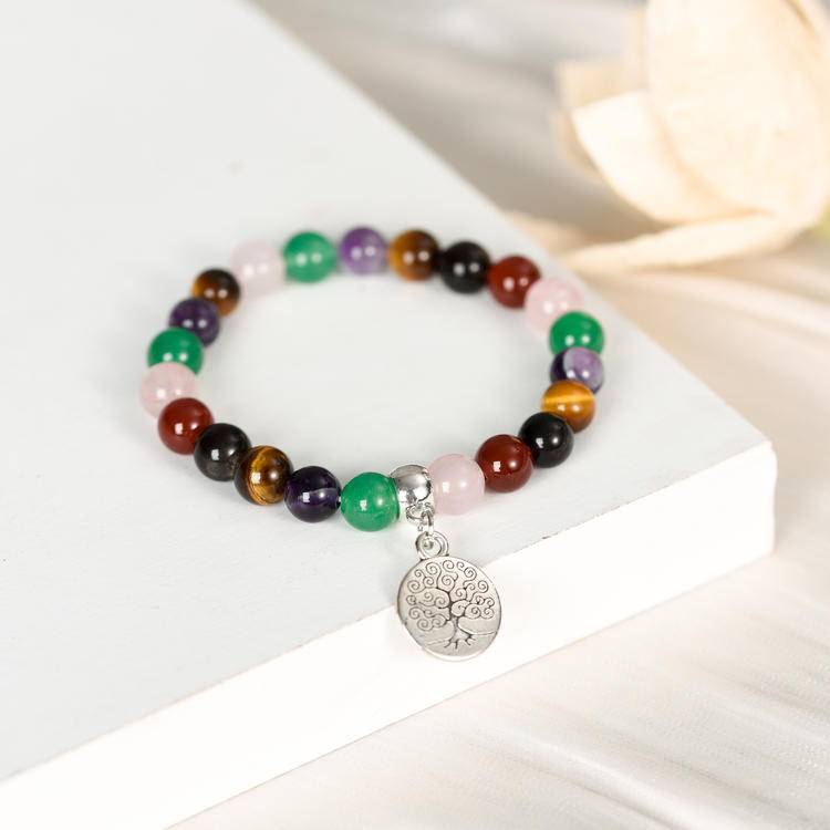 Seven-color Healing Element Crystal Gemstone Bracelet Series: With seven colors as the key, unlock the sacred realm of body and mind