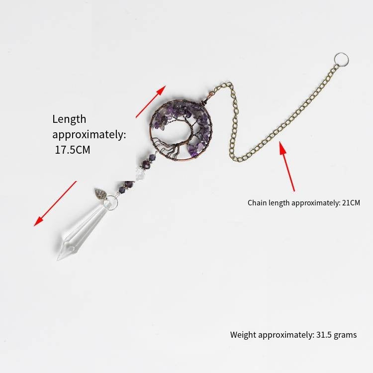 Kabbala Light Dome · Crystal Life Tree Energy Pendant