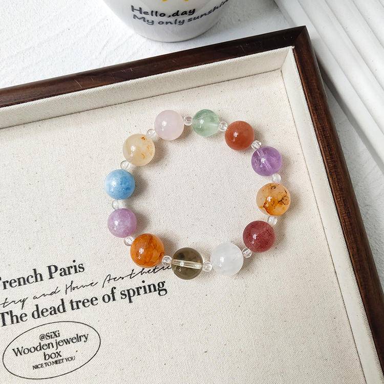 Summer Dopamine Bracelet Necklace Set: Shiguang Drift Bottle