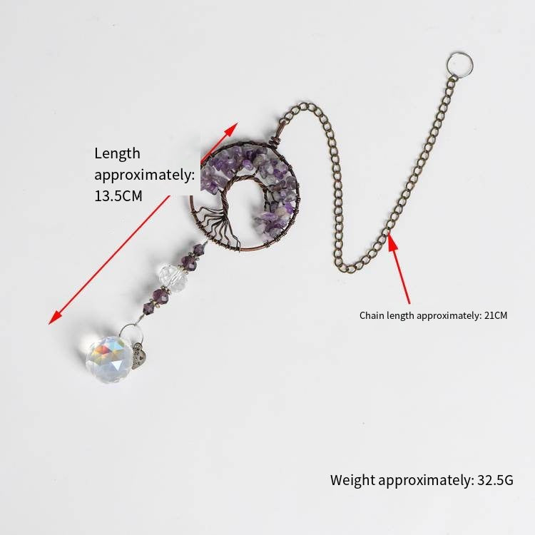 Kabbala Light Dome · Crystal Life Tree Energy Pendant