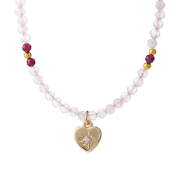 "Stardust Heart Domain" Rose Crystal Quantum Love Chain: When the first heartbeat of the universe turns into the Rose Nebula, eternity has a wearable coordinate