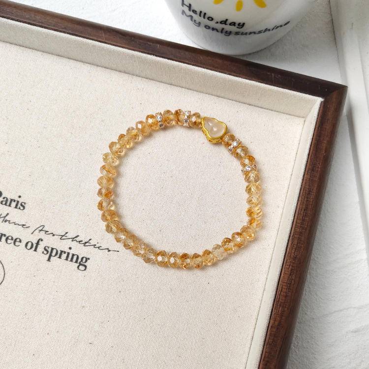 Prism Payday: Faceted Citrine Power Bracelet