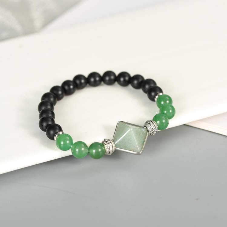 Seven Stars Sanctuary · Pyramid Crystal Energy Matrix Bracelet: Geometric Power, Crystal Soul, Build your Energy Sanctuary
