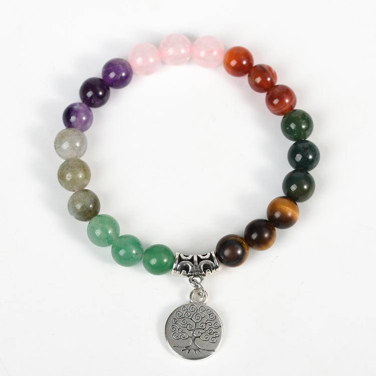 Seven-color Healing Element Crystal Gemstone Bracelet Series: With seven colors as the key, unlock the sacred realm of body and mind