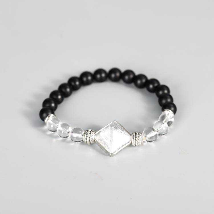 Seven Stars Sanctuary · Pyramid Crystal Energy Matrix Bracelet: Geometric Power, Crystal Soul, Build your Energy Sanctuary