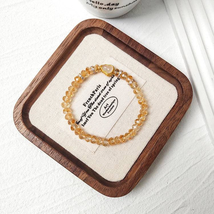 Prism Payday: Faceted Citrine Power Bracelet