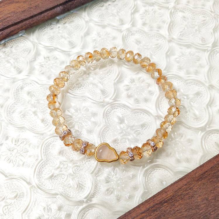 Prism Payday: Faceted Citrine Power Bracelet