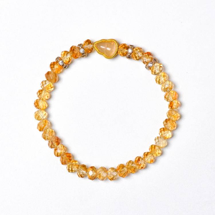 Prism Payday: Faceted Citrine Power Bracelet