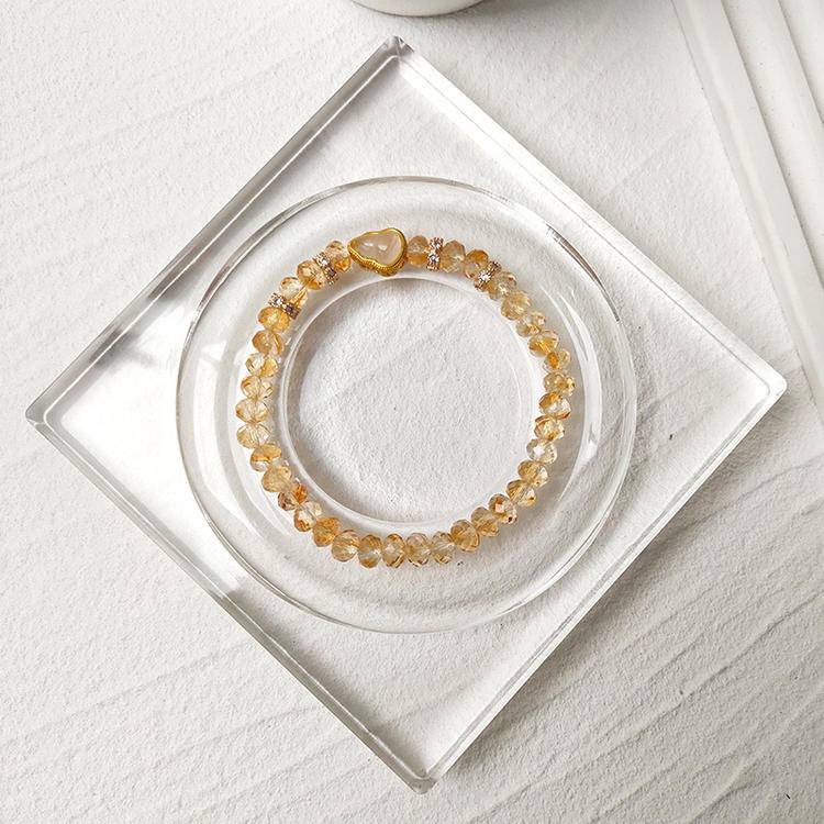 Prism Payday: Faceted Citrine Power Bracelet