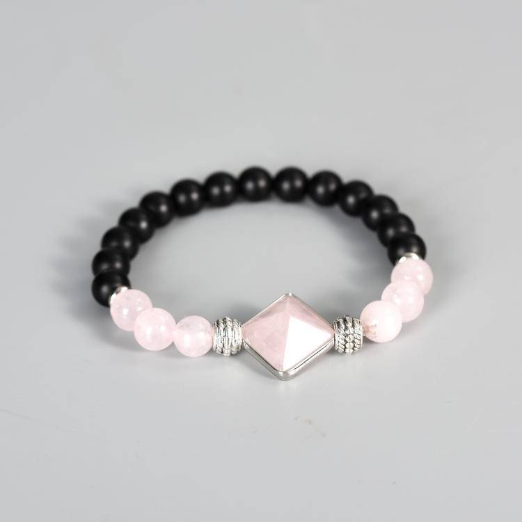 Seven Stars Sanctuary · Pyramid Crystal Energy Matrix Bracelet: Geometric Power, Crystal Soul, Build your Energy Sanctuary