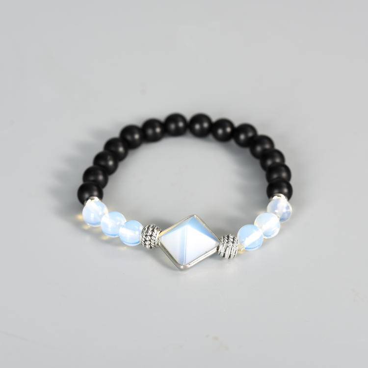 Seven Stars Sanctuary · Pyramid Crystal Energy Matrix Bracelet: Geometric Power, Crystal Soul, Build your Energy Sanctuary