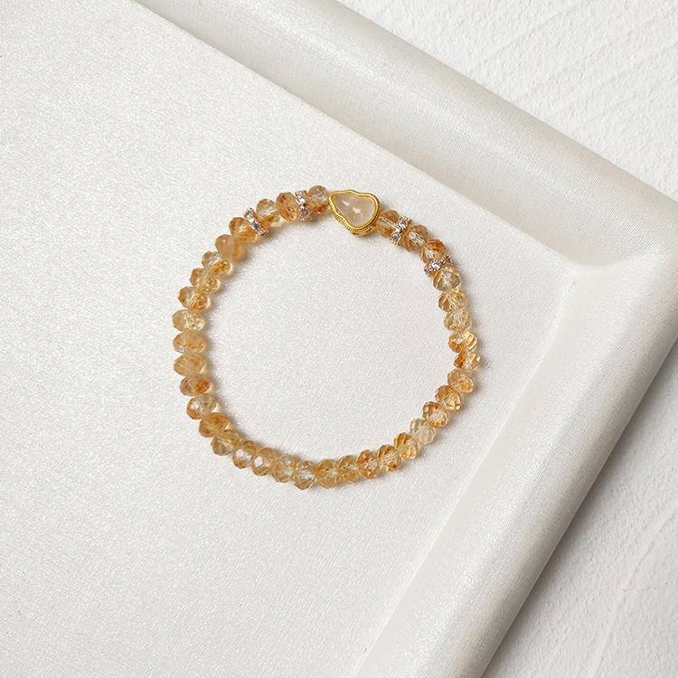 Prism Payday: Faceted Citrine Power Bracelet