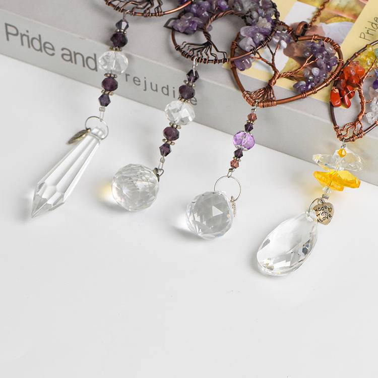 Kabbala Light Dome · Crystal Life Tree Energy Pendant