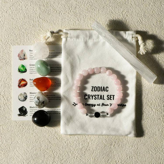 Unlock Your Cosmic Code ✨ Zodiac Healing Bracelet Kit w/ Tumble Stones — Align with Stars, Amplify Your Light!