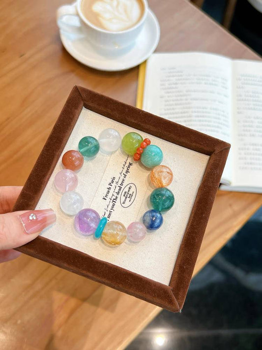 Rainbow Multi-treasure Bracelet with Color palette: Galaxy Pen Washer