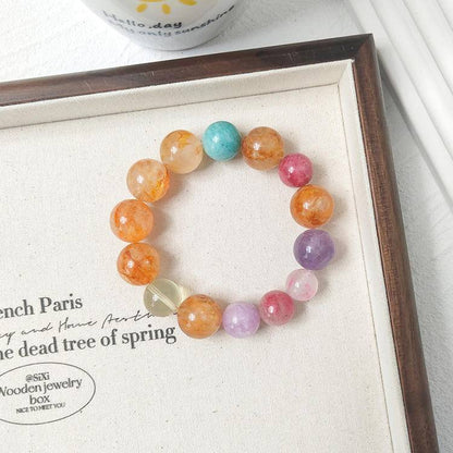 🗝️ unlock your "portable energy treasure box"! Five Treasures Stone Bracelet, five keys to unlock the doors of wealth, connections, love, peace and good fortune!
