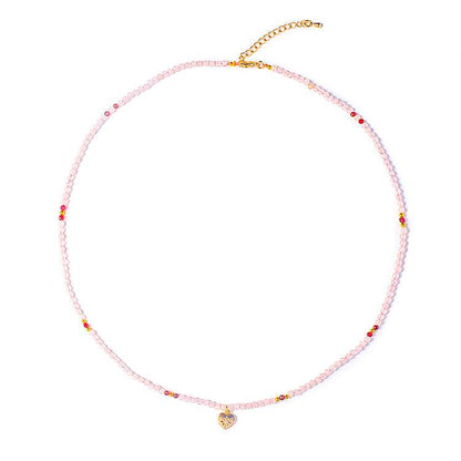 "Stardust Heart Domain" Rose Crystal Quantum Love Chain: When the first heartbeat of the universe turns into the Rose Nebula, eternity has a wearable coordinate