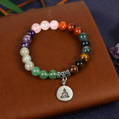 Seven-color Healing Element Crystal Gemstone Bracelet Series: With seven colors as the key, unlock the sacred realm of body and mind
