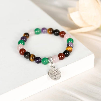Seven-color Healing Element Crystal Gemstone Bracelet Series: With seven colors as the key, unlock the sacred realm of body and mind
