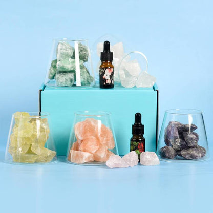 Dark Night Guardian Alliance: Five-color Crystal Night lights, illuminating tenderness, fragrance and energy