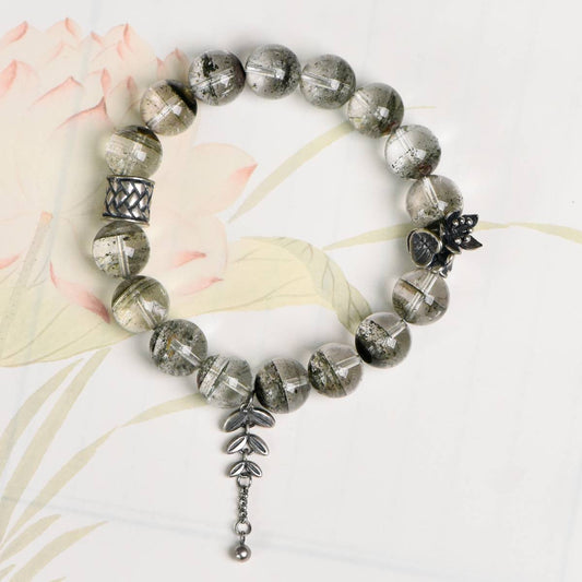 🌿 【 Natural Green Ghost Bracelet 】 -- Forest of Wealth · Everlasting vitality 🌿