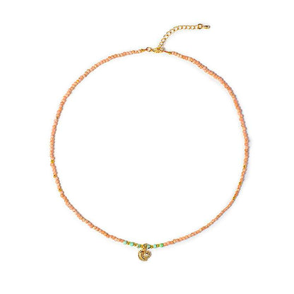 "Star Dome Pulsation" Red Jasper Faceted Sun, Moon and Celestial Body Necklace