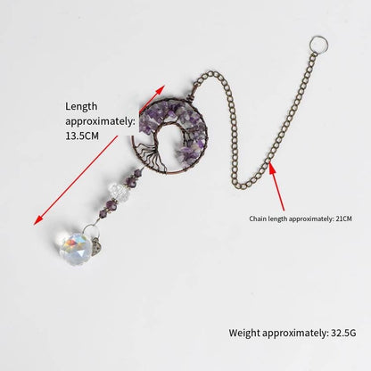 Kabbala Light Dome · Crystal Life Tree Energy Pendant