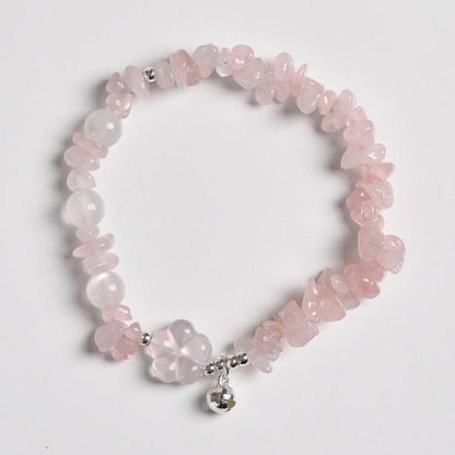 Crystal Whispers: Among Moon & Blossoms