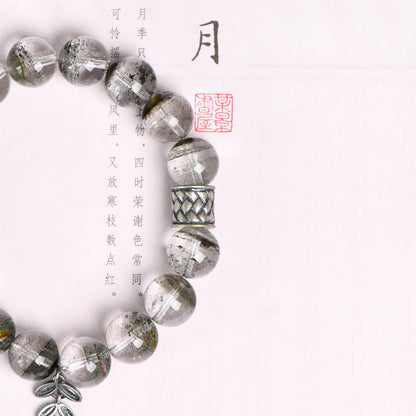 🌿 【 Natural Green Ghost Bracelet 】 -- Forest of Wealth · Everlasting vitality 🌿