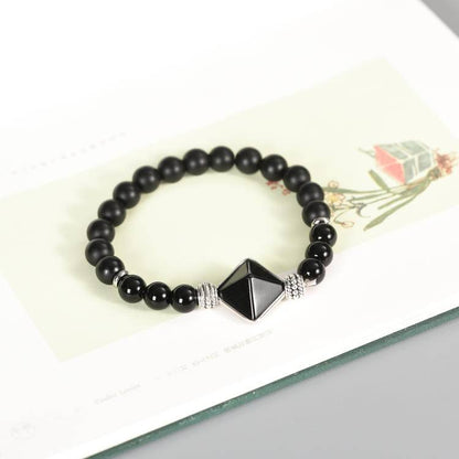 Seven Stars Sanctuary · Pyramid Crystal Energy Matrix Bracelet: Geometric Power, Crystal Soul, Build your Energy Sanctuary