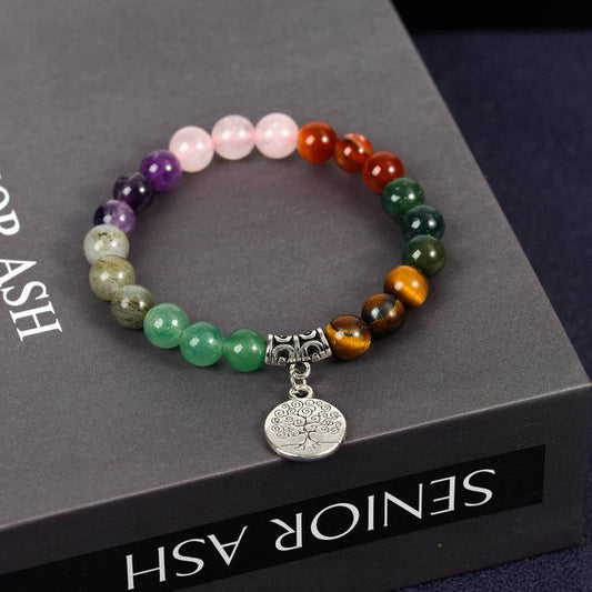 Seven-color Healing Element Crystal Gemstone Bracelet Series: With seven colors as the key, unlock the sacred realm of body and mind