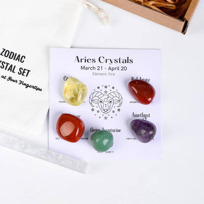 Your zodiac sign is naturally endowed with "stone" power. Here is a set of healing stones for the 12 zodiac signs -- Customized Natal Crystal Array × 5-level Energy barrier × Unlock Hidden personality