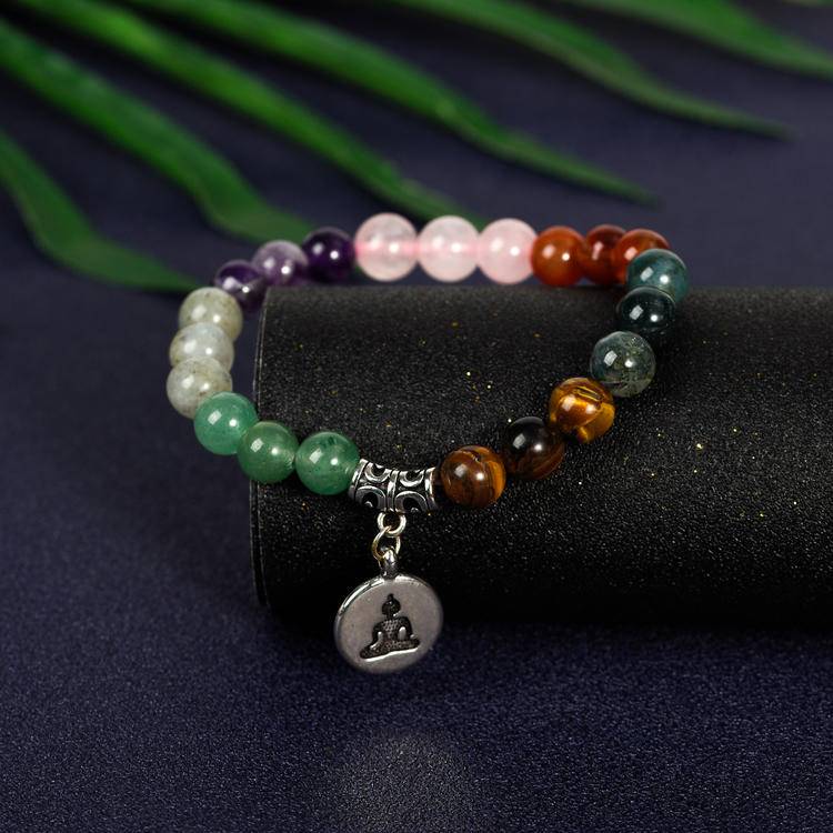 Seven-color Healing Element Crystal Gemstone Bracelet Series: With seven colors as the key, unlock the sacred realm of body and mind
