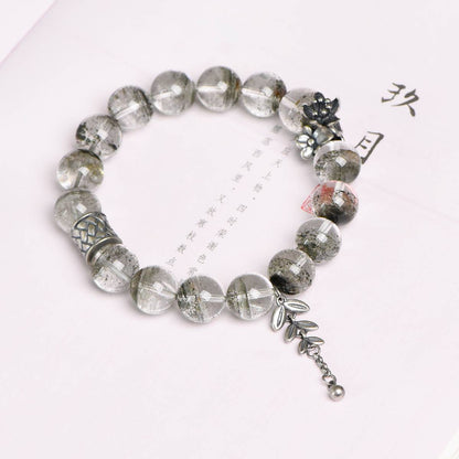🌿 【 Natural Green Ghost Bracelet 】 -- Forest of Wealth · Everlasting vitality 🌿